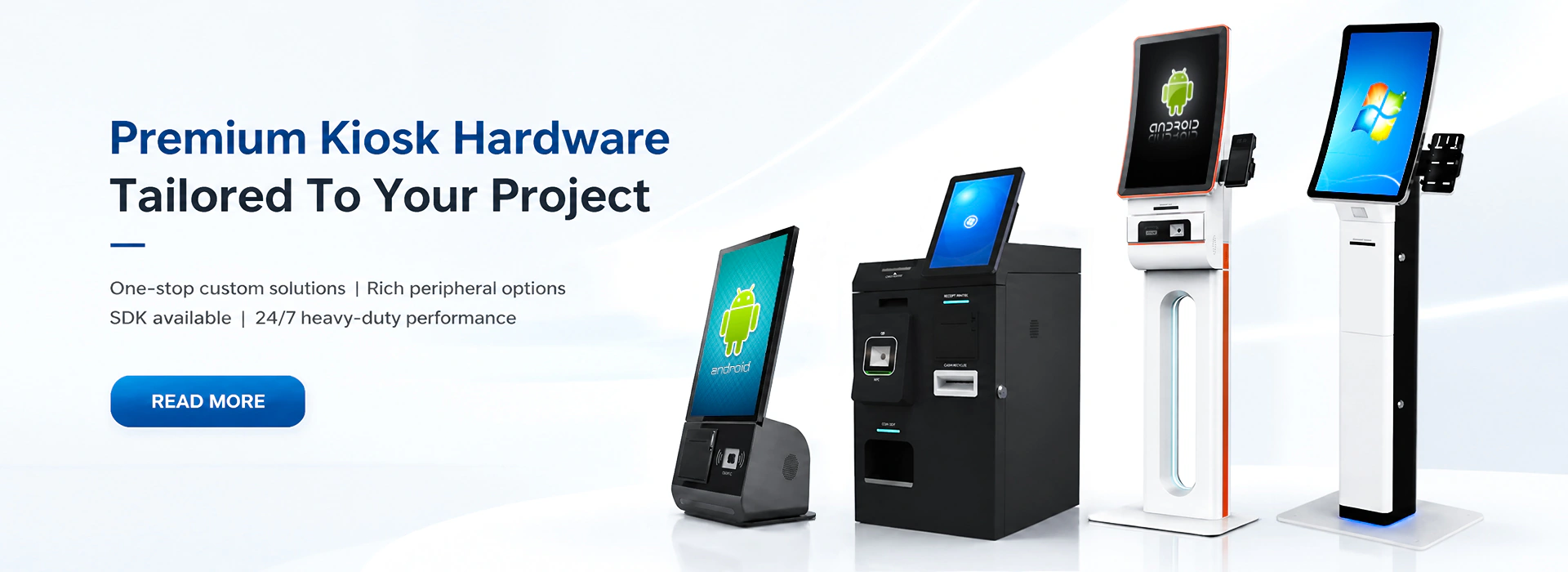 Premium Kiosk Hardware Tailored to Your Project