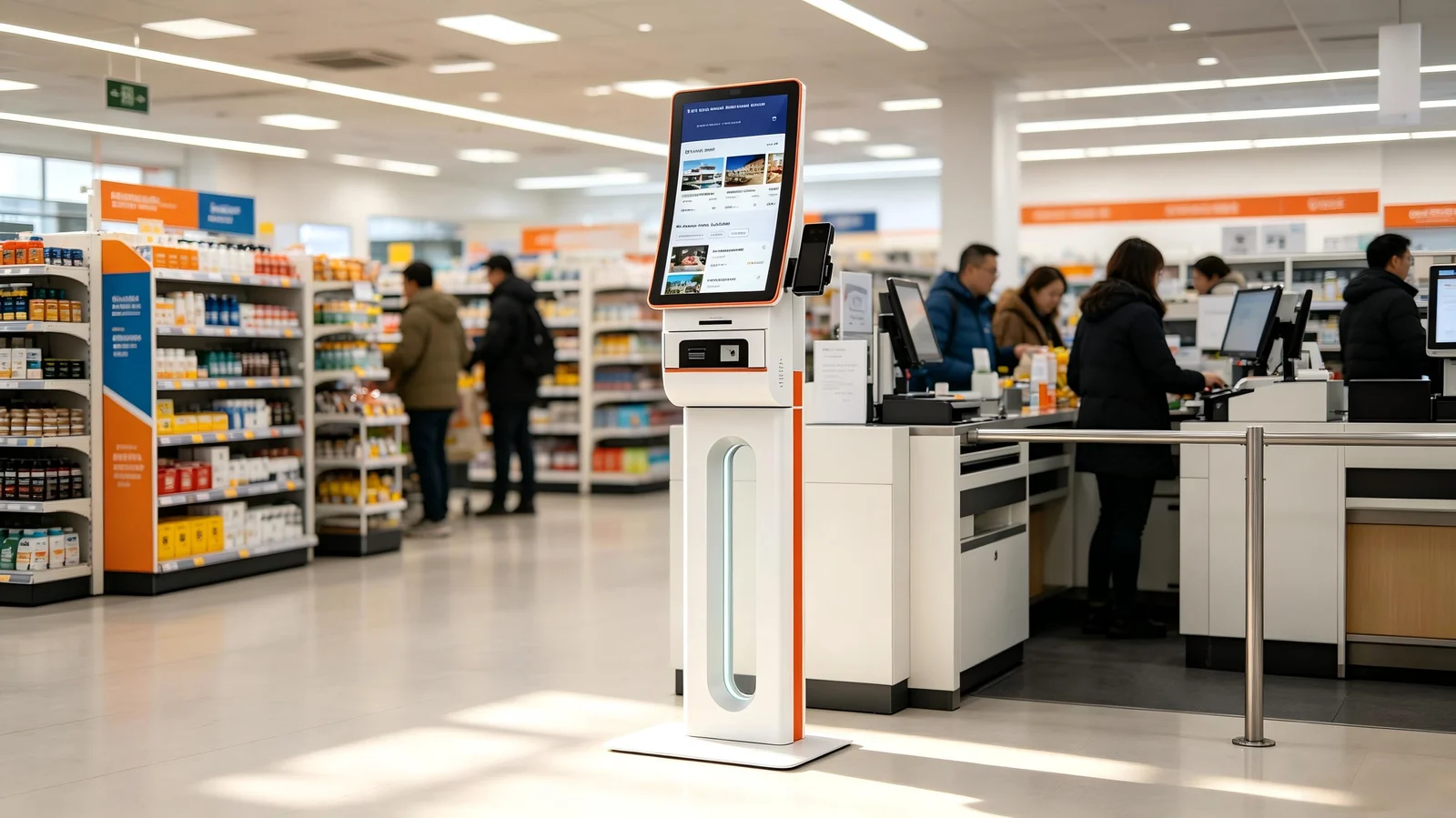Application de kiosque libre-service Usingwin pour le commerce de détail et les centres commerciaux